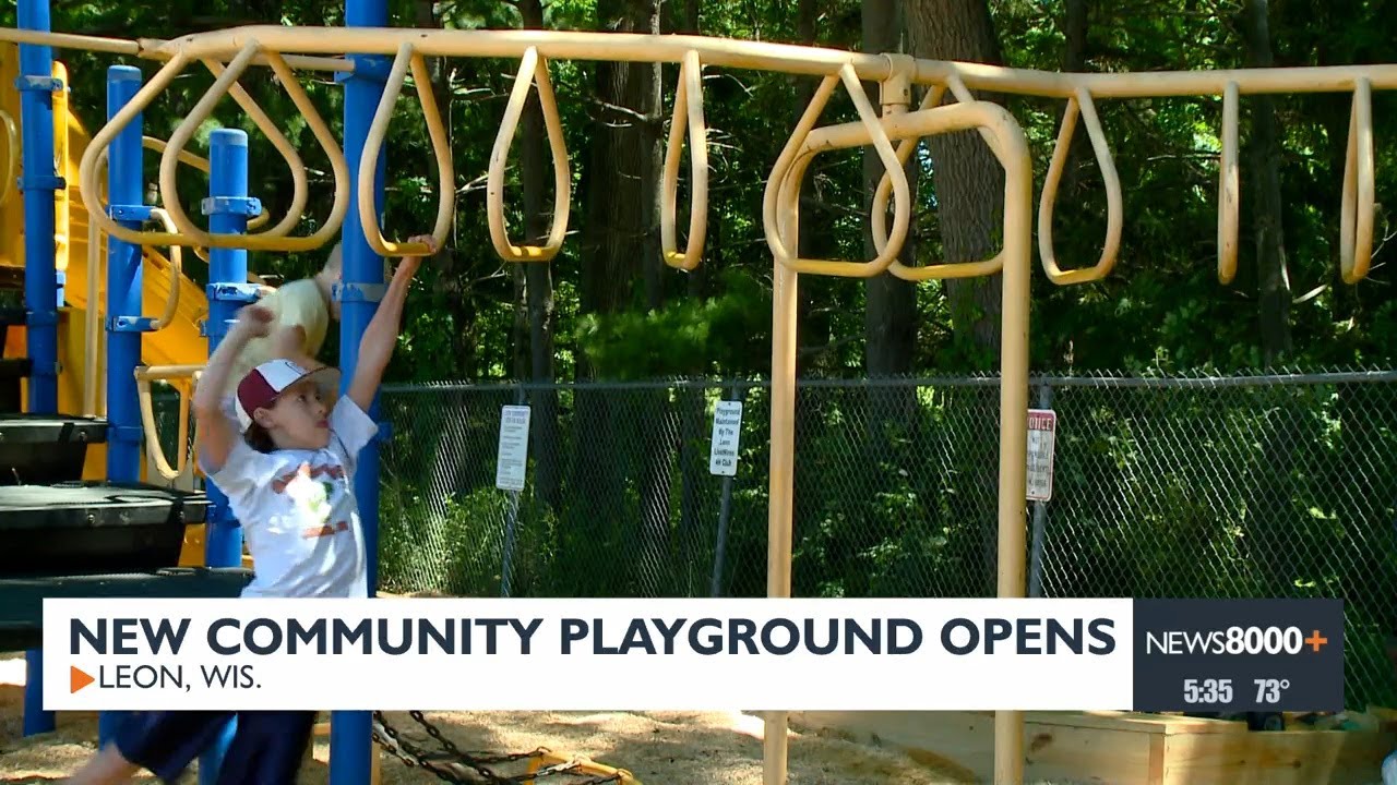 Town of Leon celebrates opening of new community playground