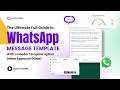 How to Create a WhatsApp Message Template with a Header option in WA Orbit (Meta Approval Guide)