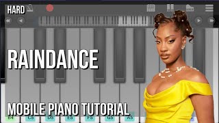 How to play Raindance by Dave ft Tems on Mobile Piano (Tutorial)