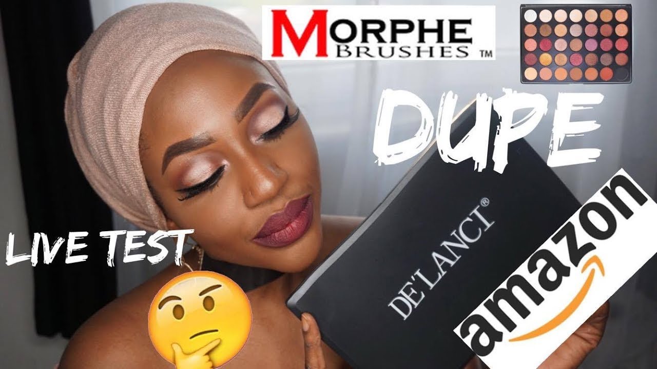 AMAZON Morphe Brushes Palette DUPE im LIVE TEST MAKEUP Tutorial