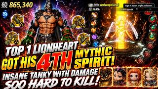Top 1 Lionheart Got His 4th Mythic Spirit! Insane Tanky with Damage Soo Hard To Kill!