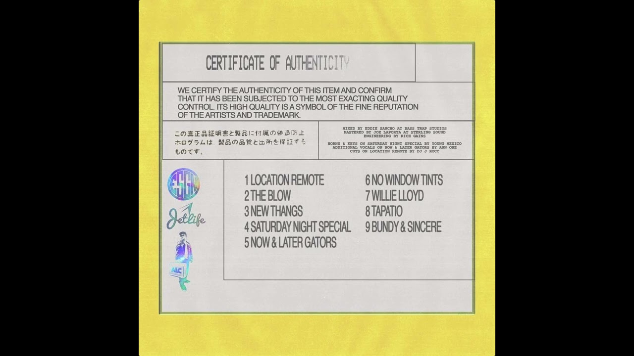 Curren$y, Freddie Gibbs & The Alchemist - Bundy & Sincere (Instrumental)