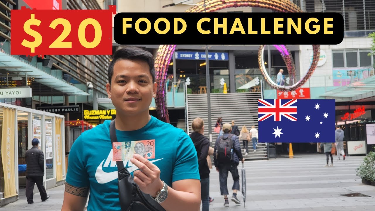 20 FOOD Challenge In The Most Expensive City In AUSTRALIA Sydney CBD 20 FOOD Challenge In The Most Expensive City In AUSTRALIA Sydney CBD