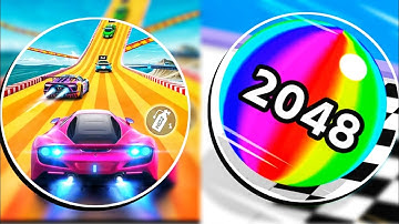 Race Master 3D Vs Ball Run 2048 -  All Levels Speedrun Gameplay (Android, IOS) video