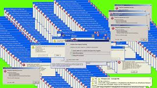 GREENSCREEN Windows XP ERROR Virus Chroma Key Background Overlay