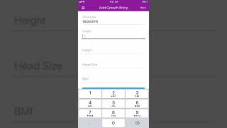Baby Growth Chart Tracker - Add Growth Entry screenshot 3