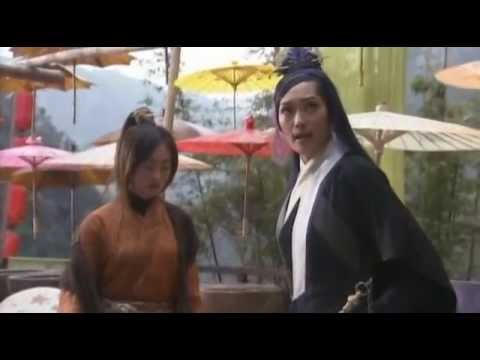 Xiaolongnü Fights Li Mochou, from Return of the Condor Heroes 2006 ep07, Crystal Liu Yifei, 刘亦菲