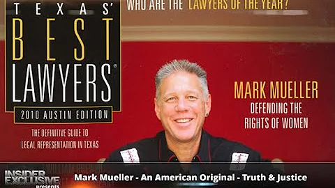MARK MUELLER  AN AMERICAN ORIGINAL  - TRUTH & JUST...