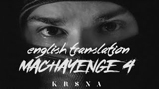 KR$NA - Machayenge 4 | (Prod. Pendo46) | English Subtitles with References