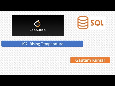 197. Rising Temperature | LeetCode | Problem | MS SQL Server | SQL SERVER