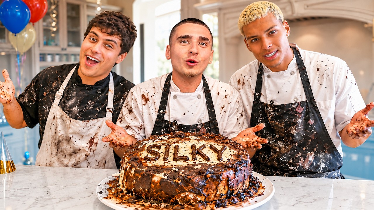 SLIKYS BIRTHDAY TODAY!! BAKING A CAKE WITH RON & JASON!