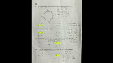 Class 10 most important MCQs  2023 solved question paper #shorts #youtubeshorts #maths #trending