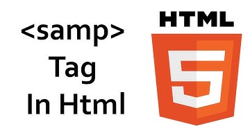 What is samp Tag In Html And How To Use With Example