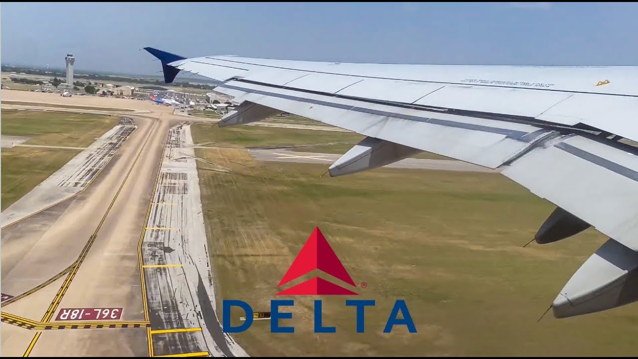 Delta Airlines A320 Hazy Departure From Austin AUS N333NW DL1608 delta-airlines-a320-hazy-departure-from-austin-aus-n333nw-dl1608