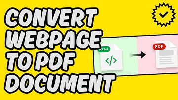 [Easy Guide] Convert Webpage to PDF Document
