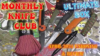 Monthly Knife Club Name Brand ULTIMATE Box!!! April 2024 Unboxing & Review