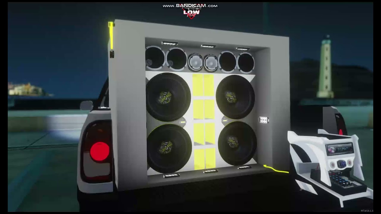 Caixa Eros tocando Mega Funk Equipe TF, DJ Gabriel PR