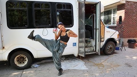 Shuttle Bus Conversion | Ep 4 Rust removal, welding, new floor boards, propane ideas...