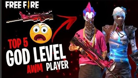 TOP 5 DANGEROUS AWM LEGENDS OF GAREENA FREE FIRE// 😱😱😱🤯// AWM KA KING