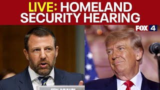 🔴LIVE: Hearing for DHS Secretary pick Markwayne Mullin