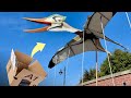 I made a Giant Mechanical Pterosaur out of cardboard!