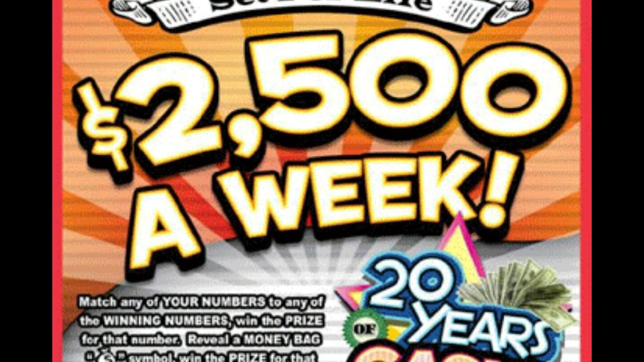 5 Set For Life Texas Lottery Scratch Off Ticket YouTube