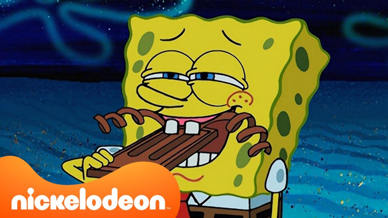 Bob Esponja Vende Chocolate 🍫 + Momentos de Comida Icônicos!  | Nickelodeon em Português