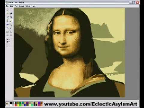 ms paint the MONA LISA