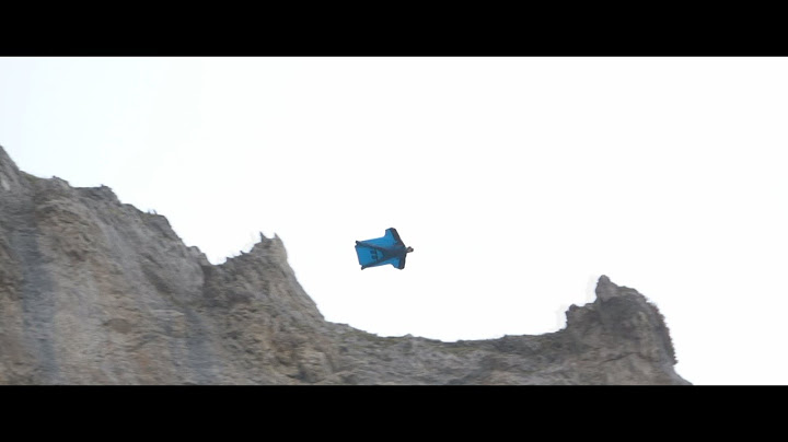 Basejump wingsuit flying Grand Chavalard Valais Switzerland