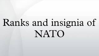 Ranks and insignia of NATO