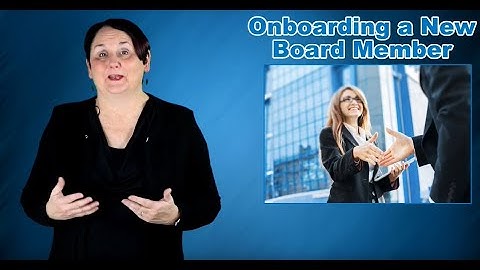 Onboarding New Board Members