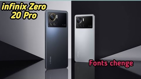 How To Change Font In Infinix Zero 20 Pro,Infinix Zero 20 Pro  Mein Font Customise Kaise Karen,