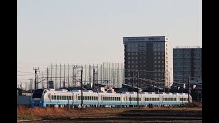 E653系K71編成臨時特急水戸偕楽園君津号（回送）　E217系　E235系　E233系　内房線