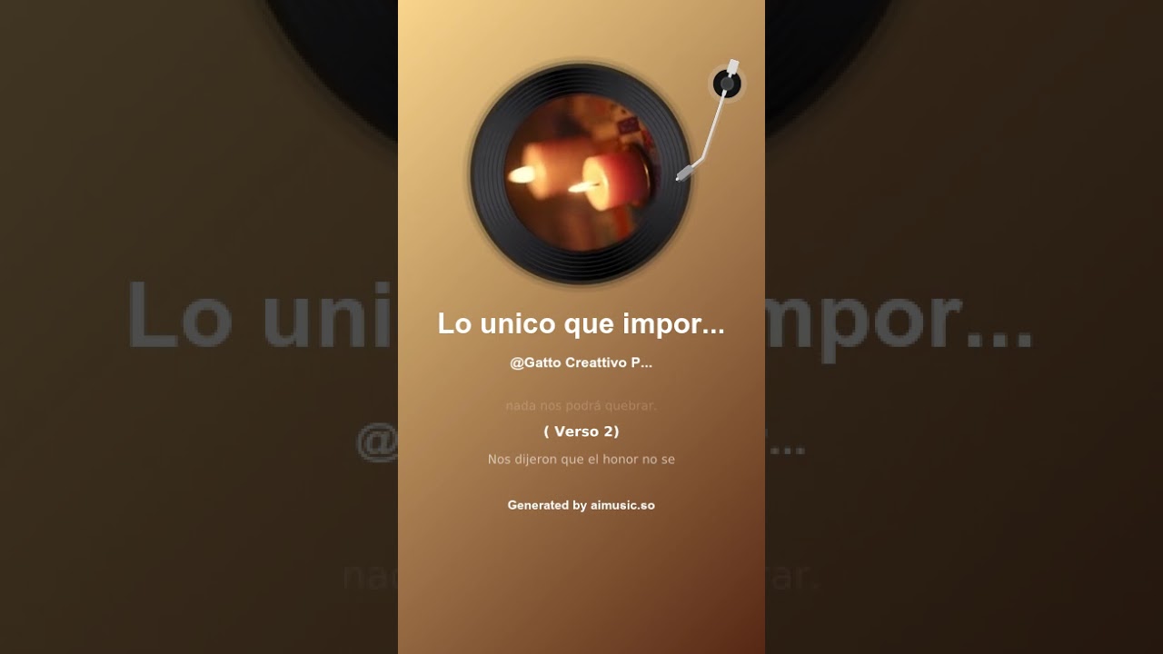 Lo unico que importa