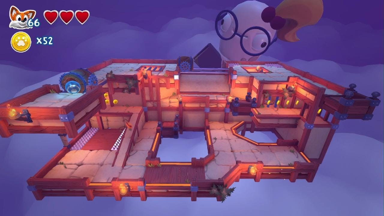 New Super Lucky's Tale (PS4) Part 43: Roller of A Lonely Heart & Head Over Heels (Trials) Foxington