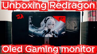 Unboxing REDRAGON GMQ2753SEL 27-inch 1440p 240hz OLED Gaming Monitor + PS5 PRO Gameplay Test SN
