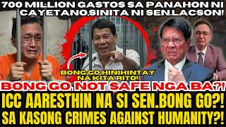 SEN.BONG GO PINAARESTO NA NG ICC?! 700-M GASTOS SA SENADO NUNG PANAHON NI CAYETANO PINUNA NI LACSON!