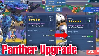 Panther Upgrade 🥳🥳|| From Energy Consumption 24 to 28😀😀|| Wim Ankit|| Mech Arena: Robot Showdown||