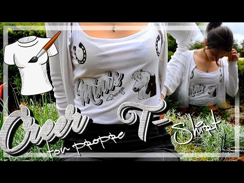 DIY ✂ : Créer ton propre T-shirt d&rsquo;équitation  pour  - de 5 € 👚🐴