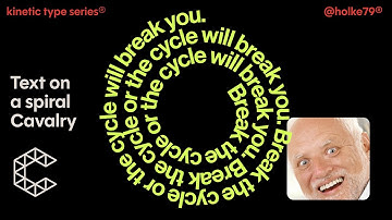 KTS® - Text on a Spiral - Cavalry