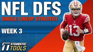 Details Week 3 NFL DFS: Single Lineup Sim Building | NFL DFS Strategy News