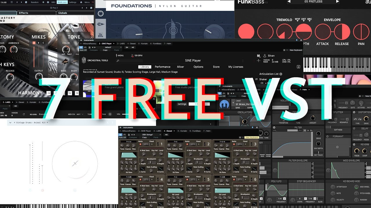 Free Nstruments FREE VST ONLY - Cookup/ Jam with 7 Free Instruments! - YouTube