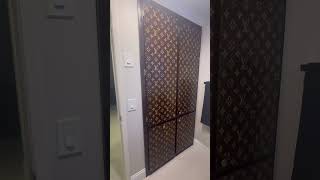 Customized LV wardrobe. #pinterest #cozyhome #designinspo