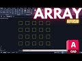 Como utilizar o comando ARRAY do AutoCAD