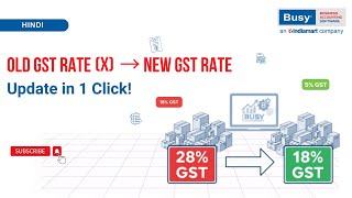 GST Rate Change? ⚡ Update Item Master Instantly in BUSY | Fastest Way to Stay GST-Compliant | Hindi screenshot 5