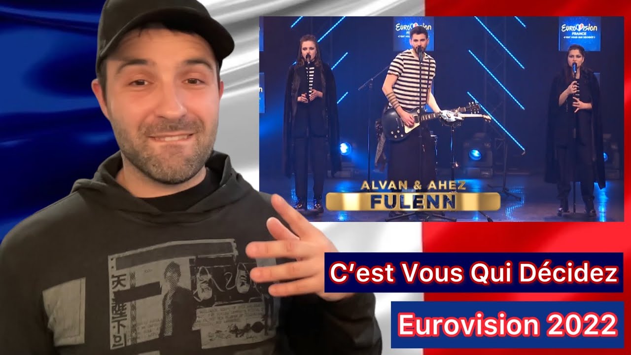 Reaction 🇫🇷: Alvan & Ahez - Fulenn (Eurovision 2022 France, C'est Vous ...