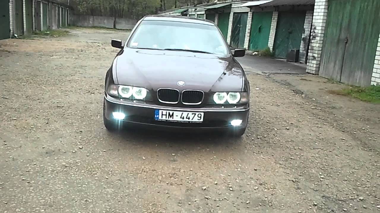 BMW E39 led smd angel eyes YouTube