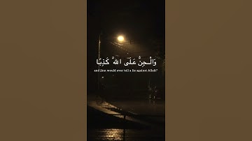 وَأَنَّا ظَنَنَّا أَنْ لَنْ تَقُولَ الْإِنْسُ وَالْجِنُّ عَلَى اللَّهِ كَذِبًا | سورة الجن