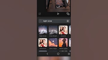 Night snow effect in capcut,#tutorial