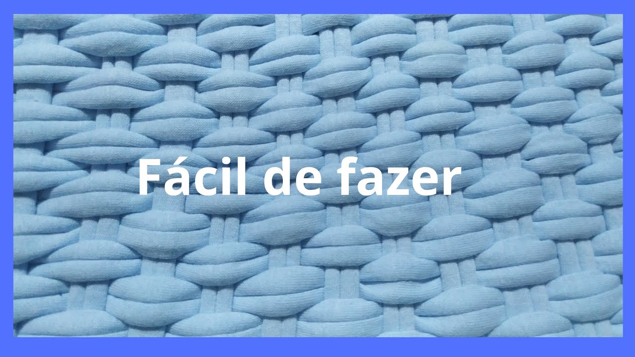 Como fazer tapete de malha efeito trançado incrível#fácil fazer/inciantes